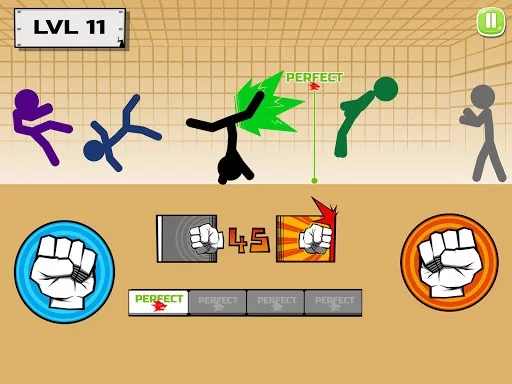 Изображение игры: Stickman fighter: Epic battle