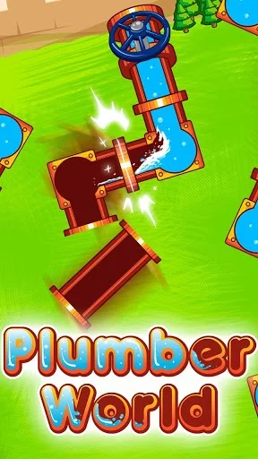 Изображение игры: Plumber World: connect pipes