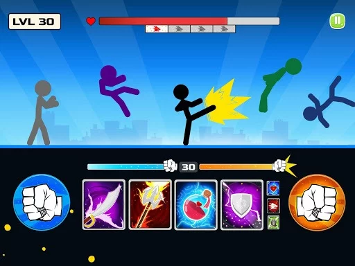Изображение игры: Stickman Fighter: Mega Brawl