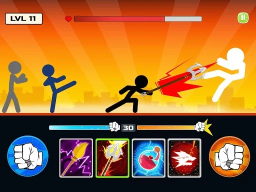 Изображение игры: Stickman Fighter: Mega Brawl