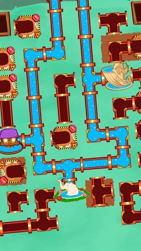 Изображение игры: Plumber World: connect pipes