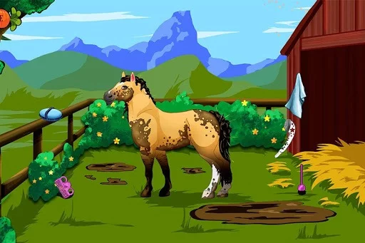 Изображение игры: Dress up the pony