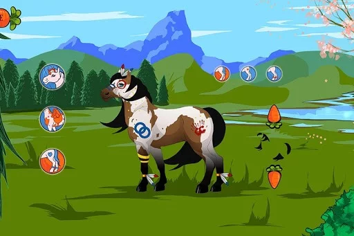 Изображение игры: Dress up the pony