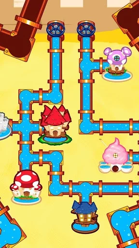 Изображение игры: Plumber World: connect pipes