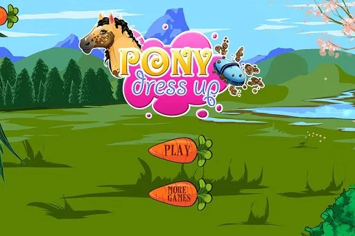Изображение игры: Dress up the pony