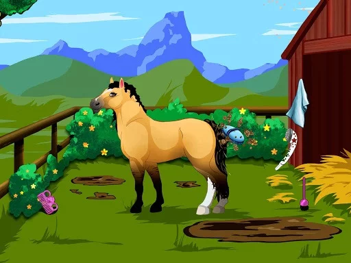 Изображение игры: Dress up the pony