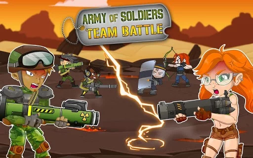 Изображение игры: Army of soldiers: Team Battle