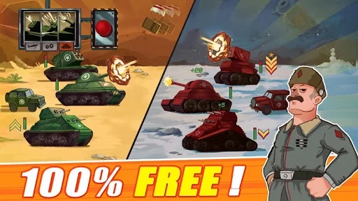 Изображение игры: Tank Battle: War Commander