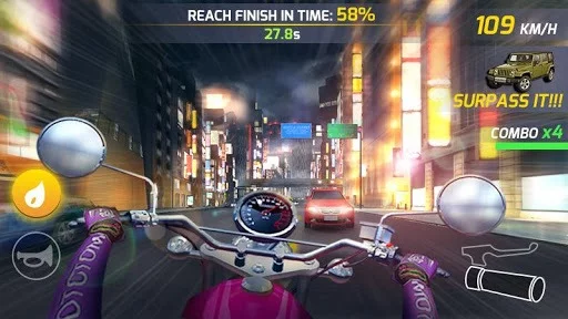 Изображение игры: Moto Highway Rider