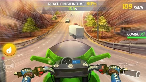 Изображение игры: Moto Highway Rider