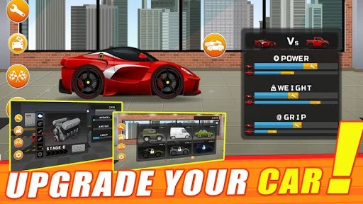Изображение игры: Super Racing GT: Drag Pro