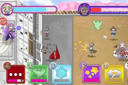 Изображение игры: Magical girl: save the school