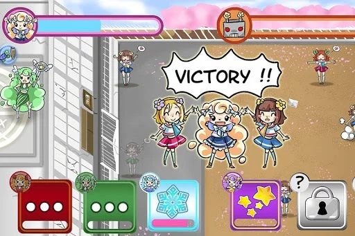 Изображение игры: Magical girl: save the school