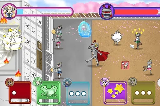 Изображение игры: Magical girl: save the school