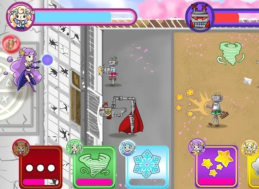 Изображение игры: Magical girl: save the school