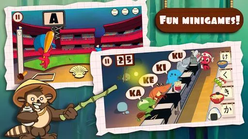 Изображение игры: Kanji Game Tako Sensei: Japanese Katakana Anime