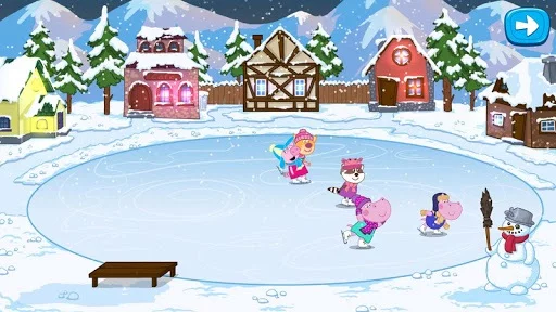 Изображение игры: Hippo's tales: Snow Queen