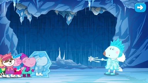 Изображение игры: Hippo's tales: Snow Queen