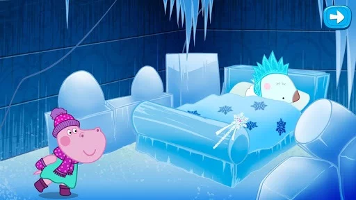 Изображение игры: Hippo's tales: Snow Queen