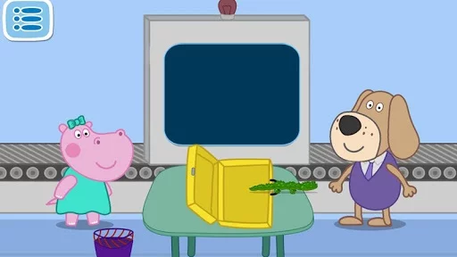 Изображение игры: Hippo at the Airport: Adventure