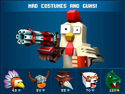 Изображение игры: Mad GunZ - shooting games, online, pixel shooter