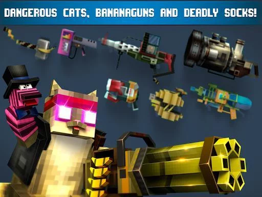 Изображение игры: Mad GunZ - shooting games, online, pixel shooter