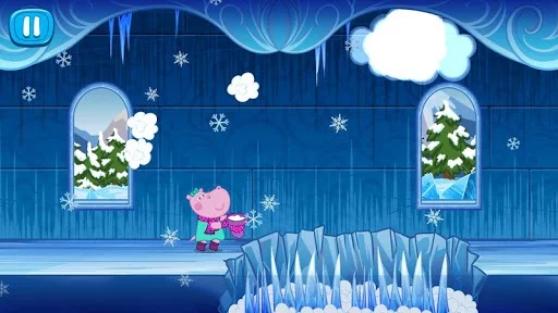 Изображение игры: Hippo's tales: Snow Queen