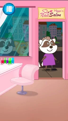 Изображение игры: Hippo's Nail Salon: Manicure for girls