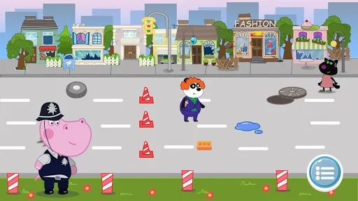 Изображение игры: Kids Policeman games: Hippo Detective