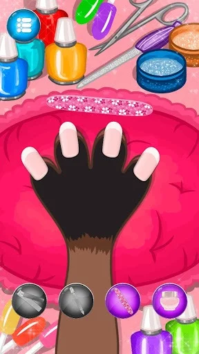 Изображение игры: Hippo's Nail Salon: Manicure for girls