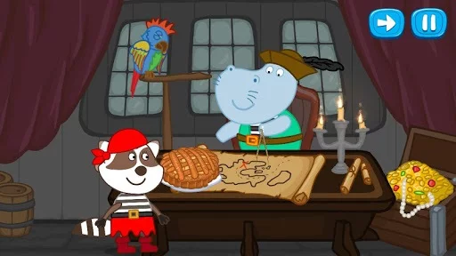 Изображение игры: Hippo's tales: Pirate games