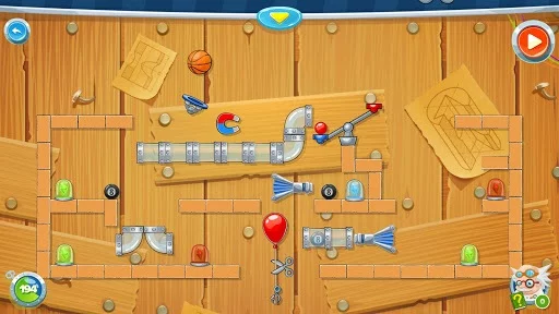 Изображение игры: Rube's Lab - Physics Puzzle
