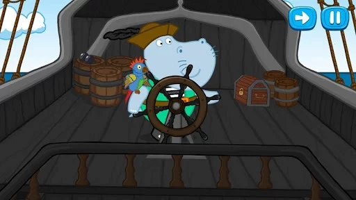 Изображение игры: Hippo's tales: Pirate games
