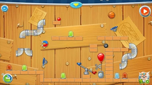 Изображение игры: Rube's Lab - Physics Puzzle