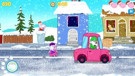 Изображение игры: Funny Snowball Battle: Winter Games