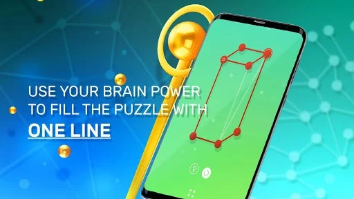 Изображение игры: ⚯ ONE LINE