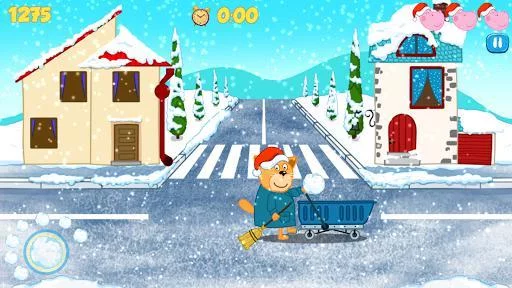 Изображение игры: Funny Snowball Battle: Winter Games