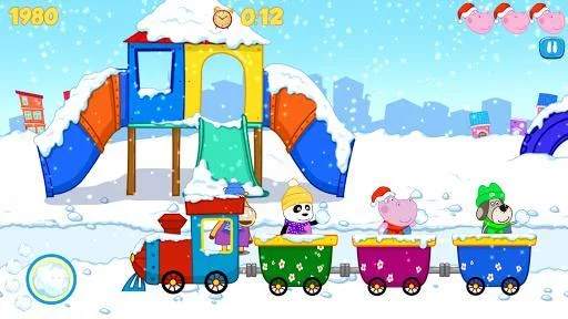 Изображение игры: Funny Snowball Battle: Winter Games