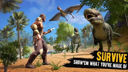 Изображение игры: Jurassic Survival Island: Dinosaurs & Craft