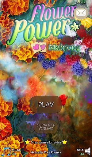 Изображение игры: Hidden Mahjong: Flower Power