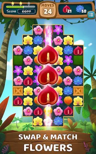 Изображение игры: Blossom Blitz Tropic