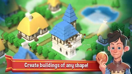 Изображение игры: Crafty Town - Kingdom Builder