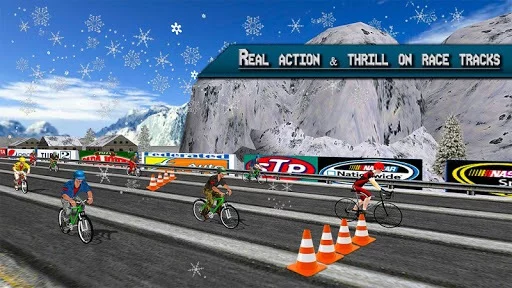 Изображение игры: Extreme Bicycle racing 2018