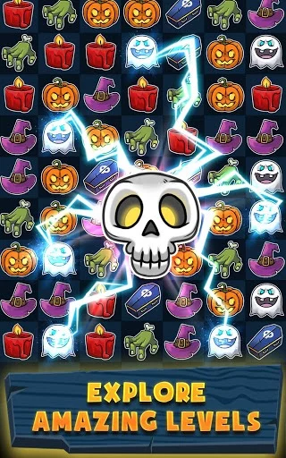 Изображение игры: Halloween Match 3