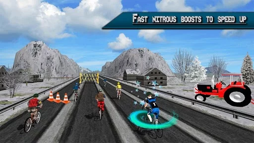 Изображение игры: Extreme Bicycle racing 2018