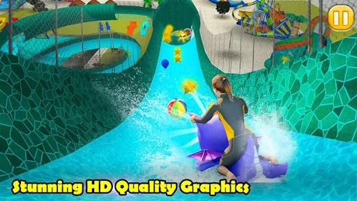 Изображение игры: VR Water Slide Adventure 2