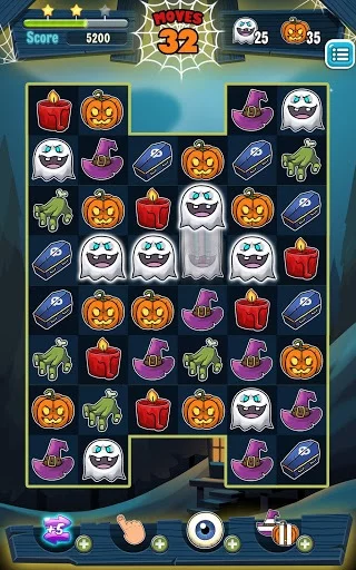 Изображение игры: Halloween Match 3