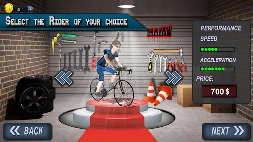 Изображение игры: Extreme Bicycle racing 2018