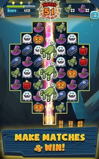 Изображение игры: Halloween Match 3