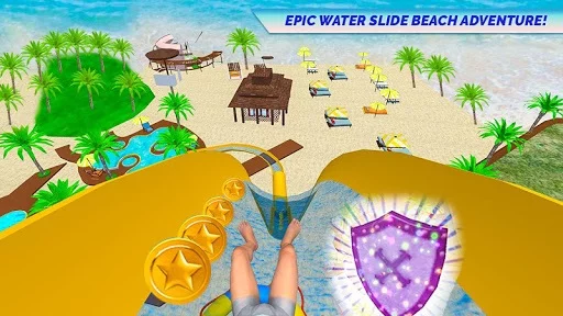 Изображение игры: Water Slide Adventure VR
